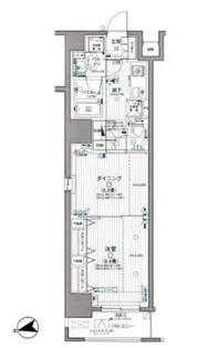 日神デュオステージ浅草三筋【4階】の間取り