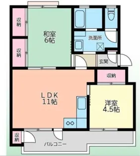 別所アパートメント【3階】の間取り