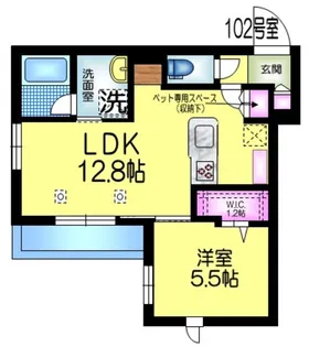 アナベル【1階】の間取り