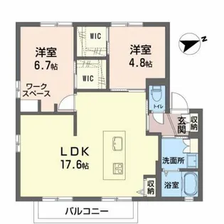 シャルムM・Y【1階】の間取り