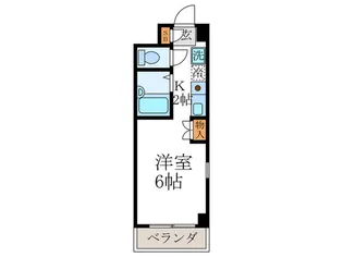 CORE竹園【1階】の間取り