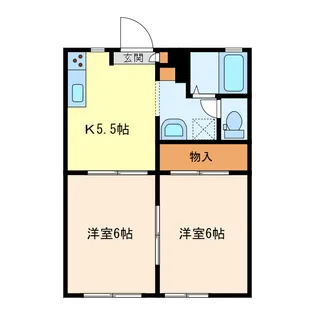 ドミールプリモ【1階】の間取り