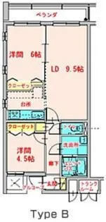 レアル多賀城【2階】の間取り