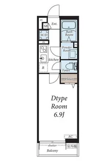 グリーンヒルズ【3階】の間取り