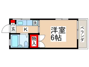 メゾンコスモ【1階】の間取り