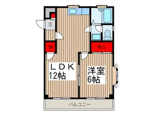 ピノマンション【1階】の間取り