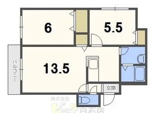 グランディール豊平1条【3階】の間取り