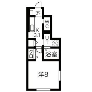 ブランシュノワール藤沢 B棟【1階】の間取り