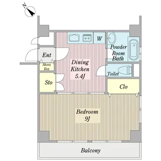 トーシンハイツ碑文谷【2階】の間取り