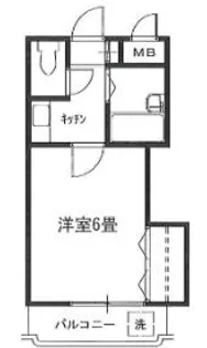 パストラルマンションM【2階】の間取り