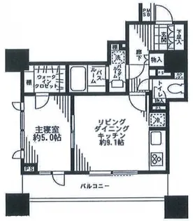 シティタワー横濱【6階】の間取り