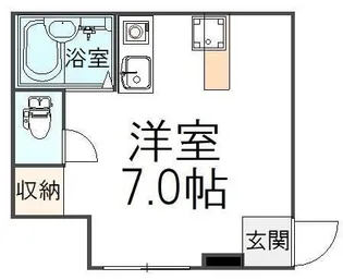 サニースポットII【1階】の間取り
