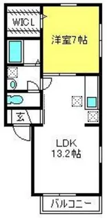 サザンコート【1階】の間取り