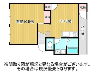 スルガハイツ8号【4階】の間取り