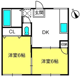 ローゼンハイム【1階】の間取り