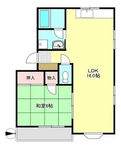 ナエダハイツ【3階】の間取り