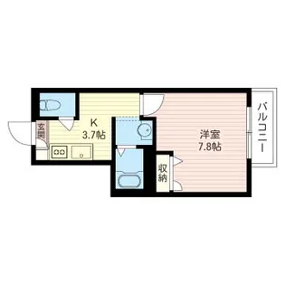 リヴェール祐天寺【2階】の間取り