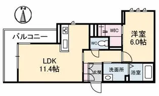 Laulea白石【2階】の間取り