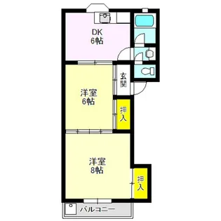 シャトレー【2階】の間取り