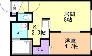 ミラネーゼ二十四軒【2階】の間取り