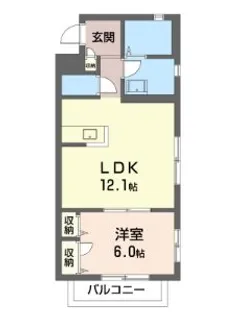 エルドール湘南【2階】の間取り