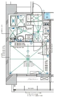 ディアレイシャス金山II【8階】の間取り