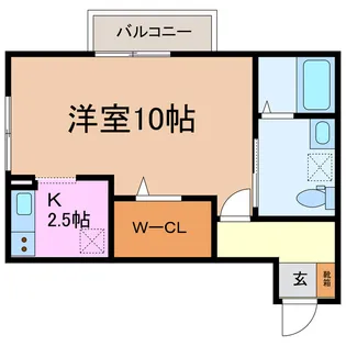 リビングタウン東郷【2階】の間取り