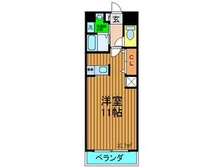 ベロ-ナ【7階】の間取り