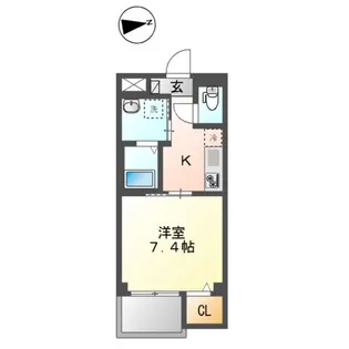 Blume Ishikawa【1階】の間取り