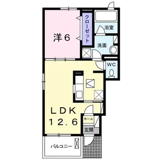 コンフォート 長久手【1階】の間取り