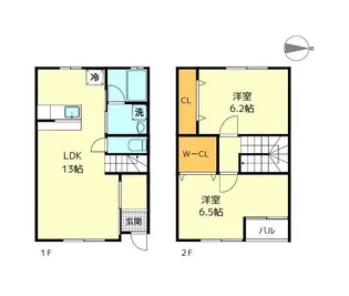 MtロードI・IIの間取り