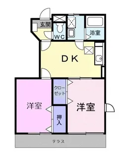 ポプラーレ【1階】の間取り