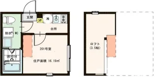 KOMOREBI【2階】の間取り