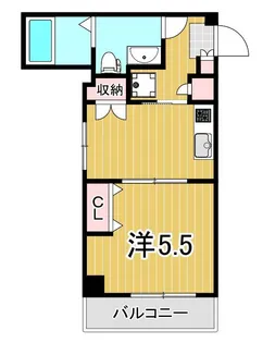アンベリール亀有【2階】の間取り