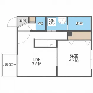 メイフェア【3階】の間取り