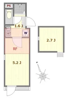 リヴィン南千住【3階】の間取り