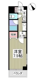 エクスバル熊谷【2階】の間取り