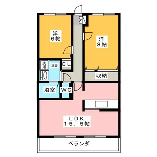 Bolson T【2階】の間取り