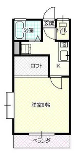 ベルガモット【3階】の間取り