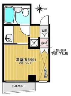 エスポワール喜楽【2階】の間取り