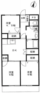 斉藤ハイム【1階】の間取り