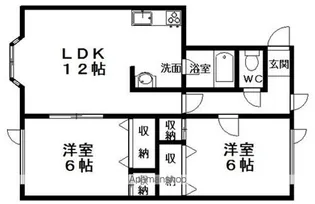 ハイツササキ【2階】の間取り