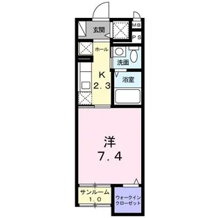 グレイスフル【1階】の間取り