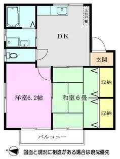 パステルハイツ【1階】の間取り