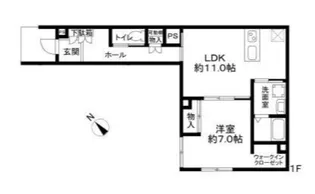 CLUSS【1階】の間取り