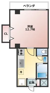 暁21・うえきII号館【3階】の間取り