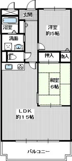益寿美荘【3階】の間取り