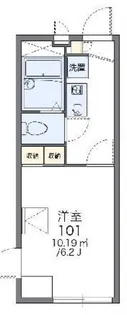 レオパレスサンライズ竹の塚【2階】の間取り