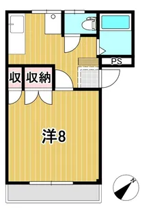 メゾンドスケガワ【2階】の間取り