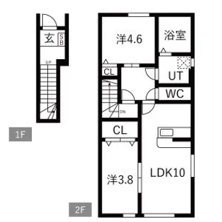Soleil&Sable【2階】の間取り